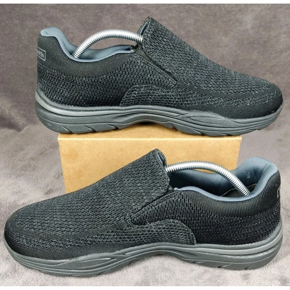 Tansmith Black Slip-on Casual Shoes Men's Size 10.5‎